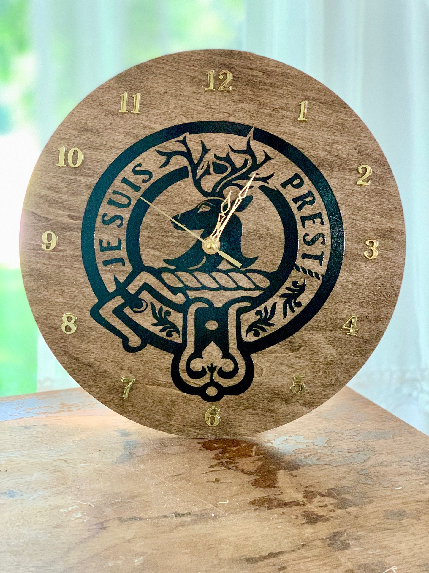 Je Suis Prest Fraser Clock